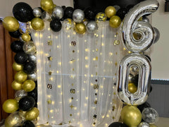 IWERP self-sealing silver 40 balloon saves time during setup