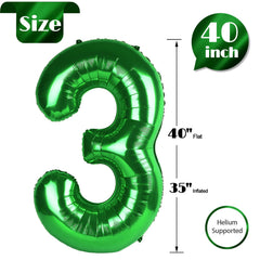 IWERP St Patrick's Day green balloon enhances festive green decor