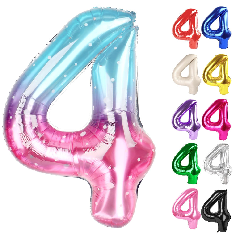 IWERP Starry Sky 4-balloon 40-inch enhances party photo backdrops with a shimmering finish.