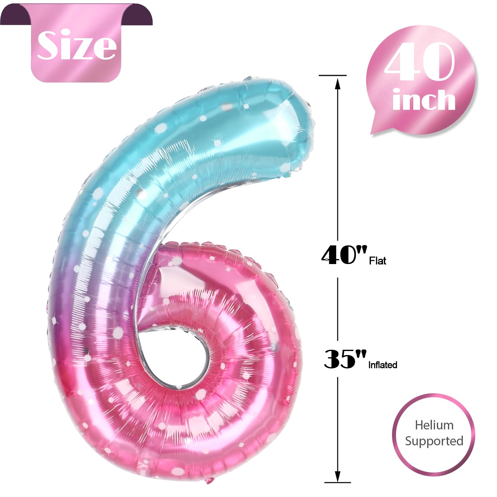 IWERP Starry Sky 6 balloon used as prop at birthday photoshoot