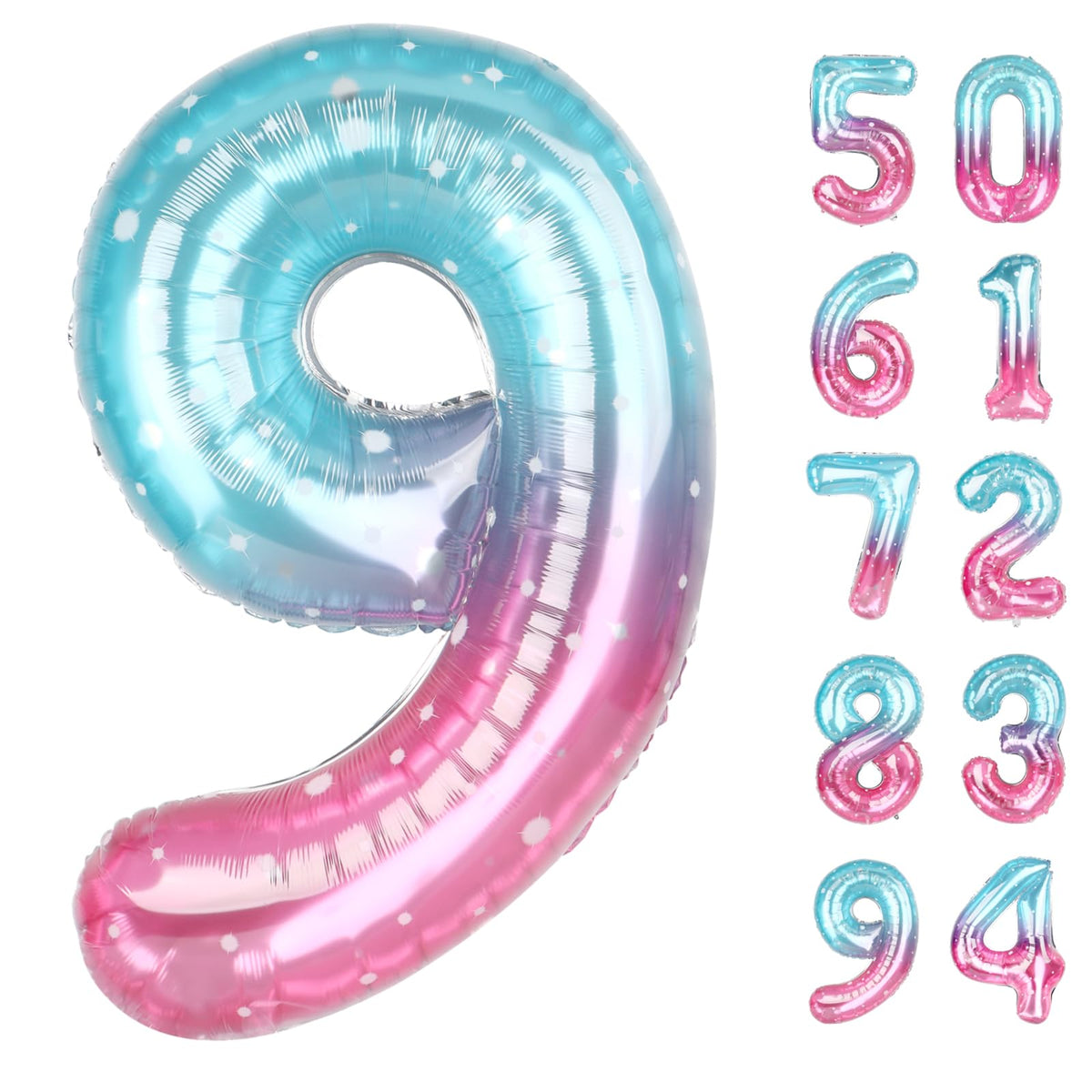 IWERP Starry Sky 9 balloon full backdrop for vibrant birthday party