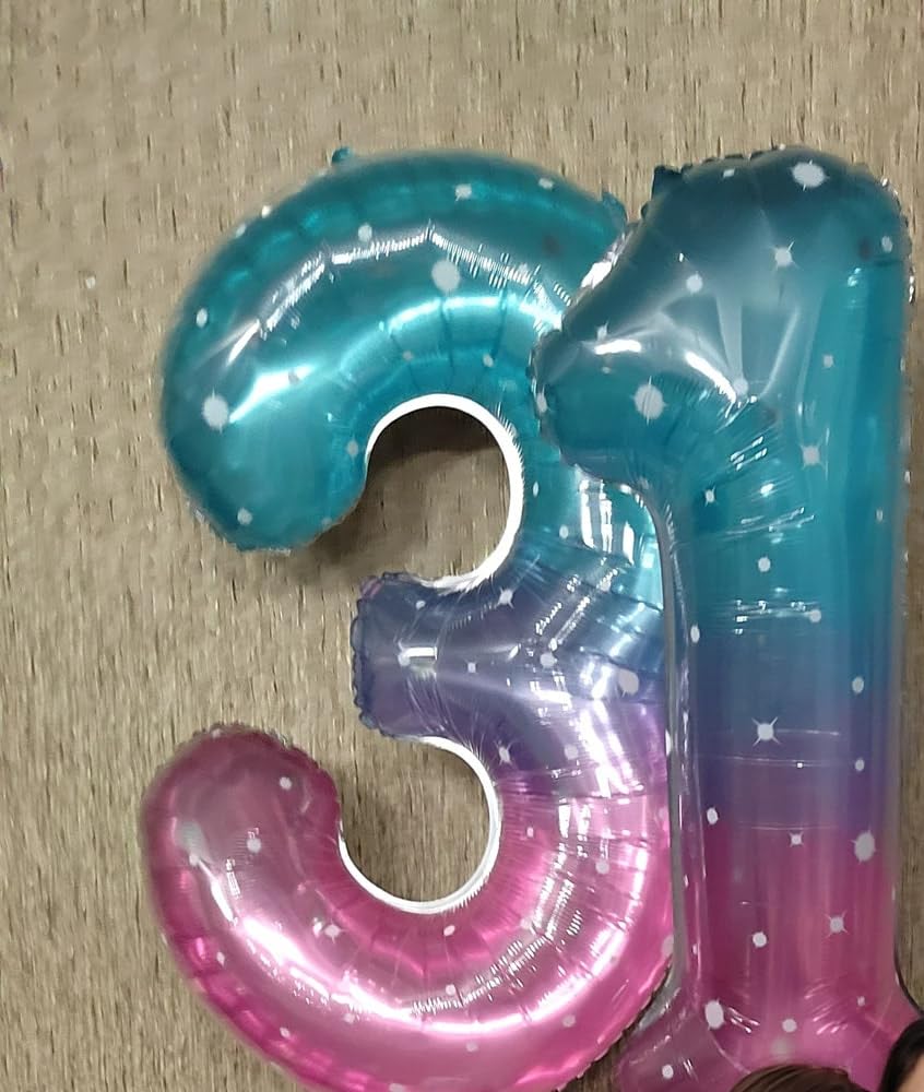 IWERP Starry Sky 5 Balloon pairs with other numbers.