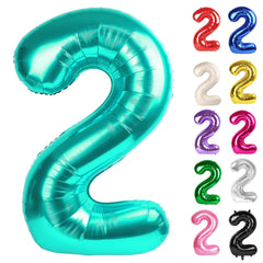 IWERP Teal 2 balloon 40-inch centerpiece for vibrant party photos