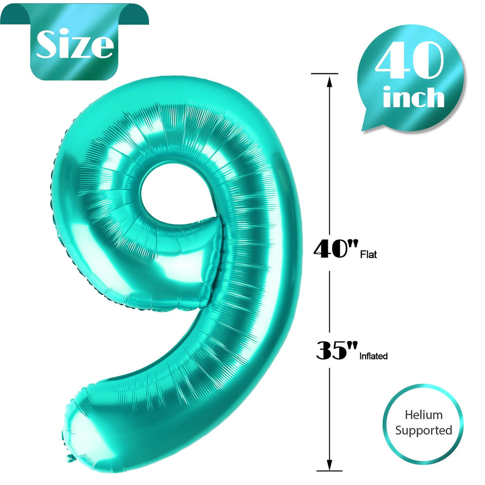 IWERP Teal 9 Balloon self-sealing valve for easy inflation