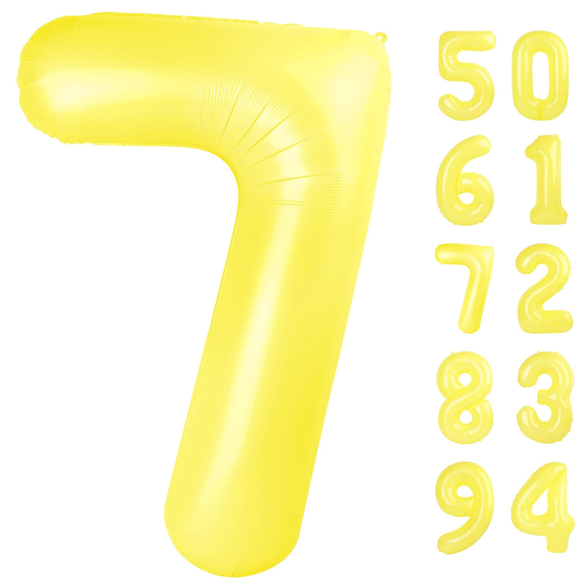 IWERP Yellow 7 balloon 40-inch backdrop for a memorable birthday photoshoot