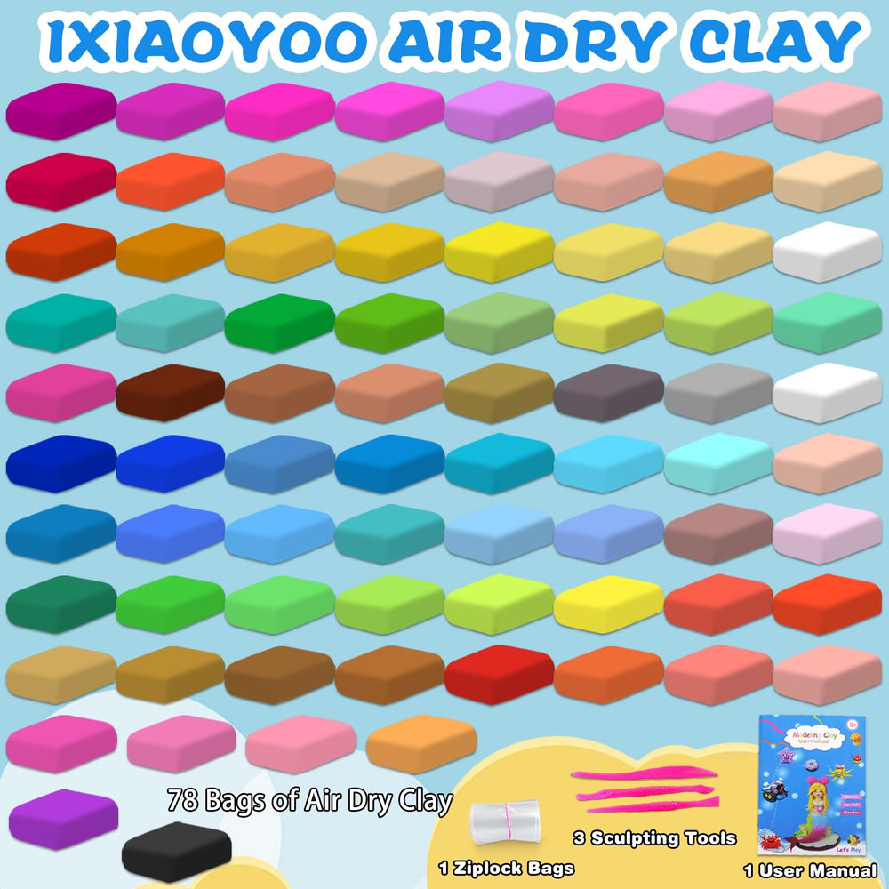 Clay dries naturally and preserves color without fading
