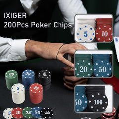 IXIGER 200Pcs set suitable for home game nights and gatherings.