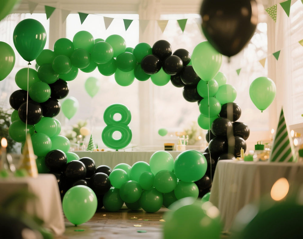 IXVAN balloon garland kit with green balloons for festive installations