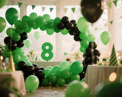 IXVAN balloon garland kit with green balloons for festive installations