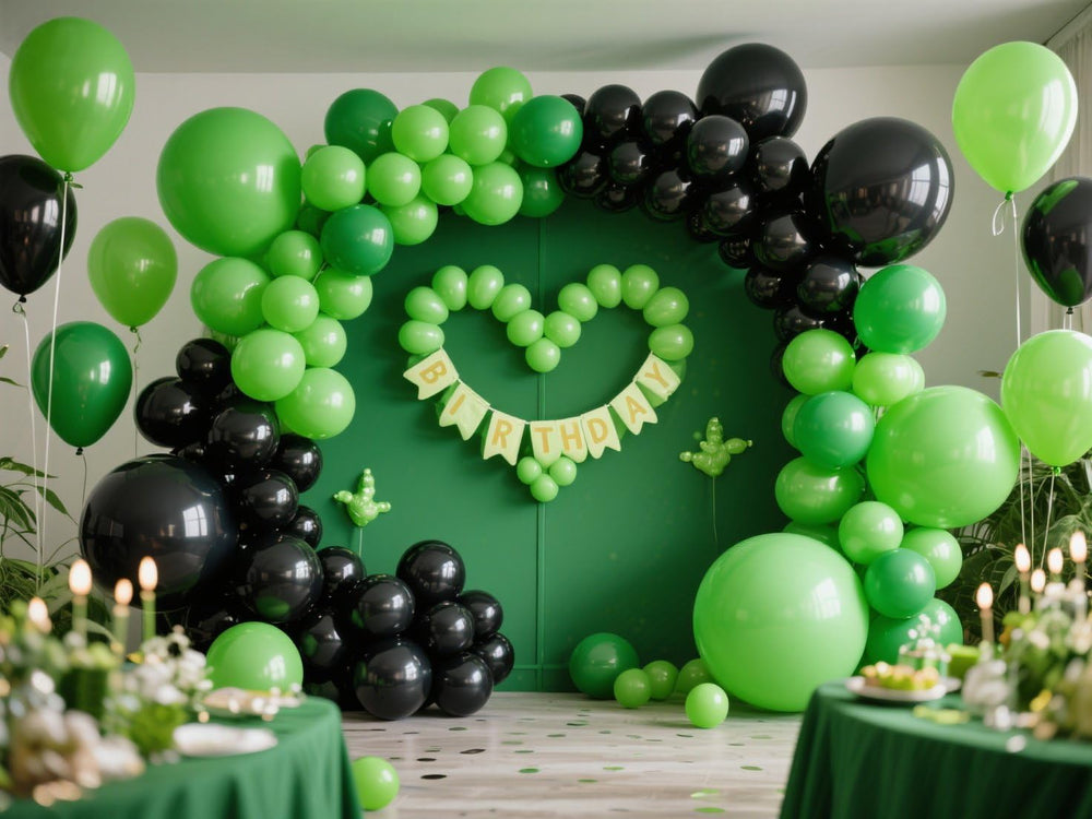 IXVAN black balloon 5in mini accents for decor