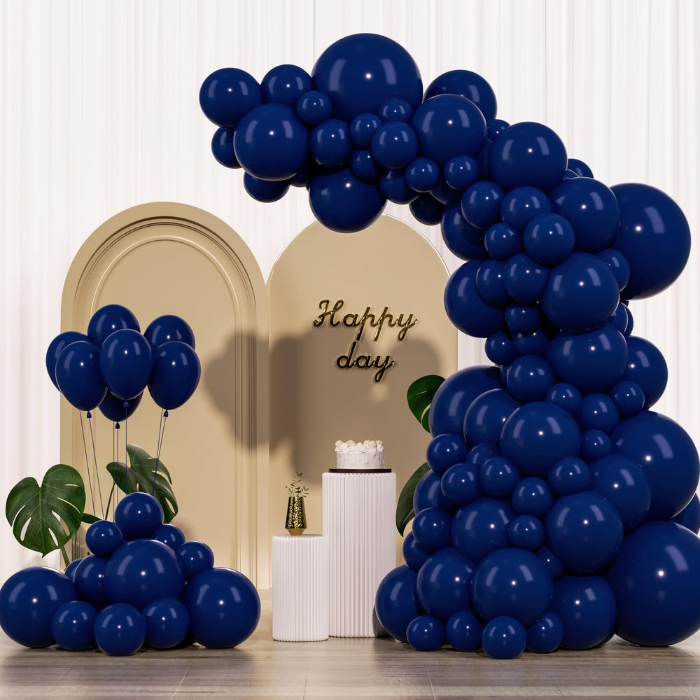 IXVAN navy blue 18-inch balloons for an elegant arch kit.