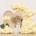 IXVAN pastel yellow 18 inch balloons for bold garland setup and festive backdrop