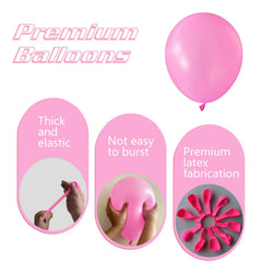 IXVAN pink latex balloon close up showing durable material
