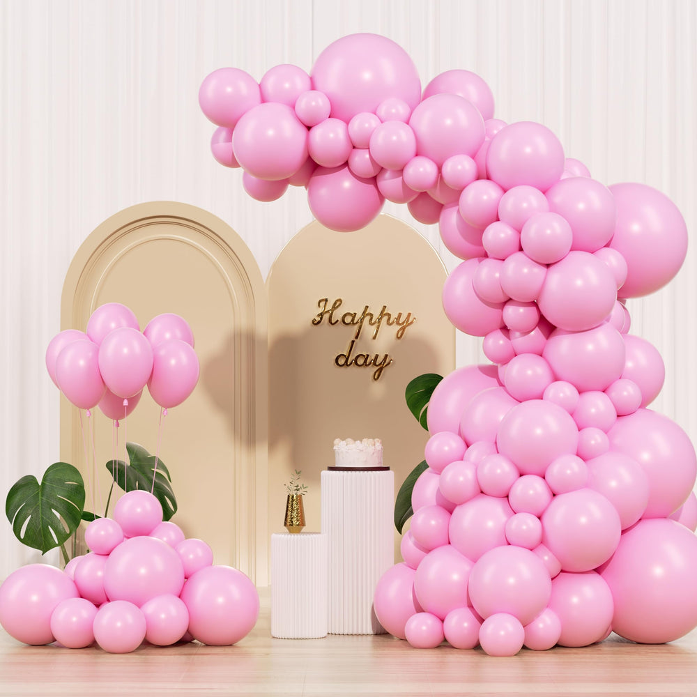 IXVAN pink balloons in multiple sizes for versatile party decorating