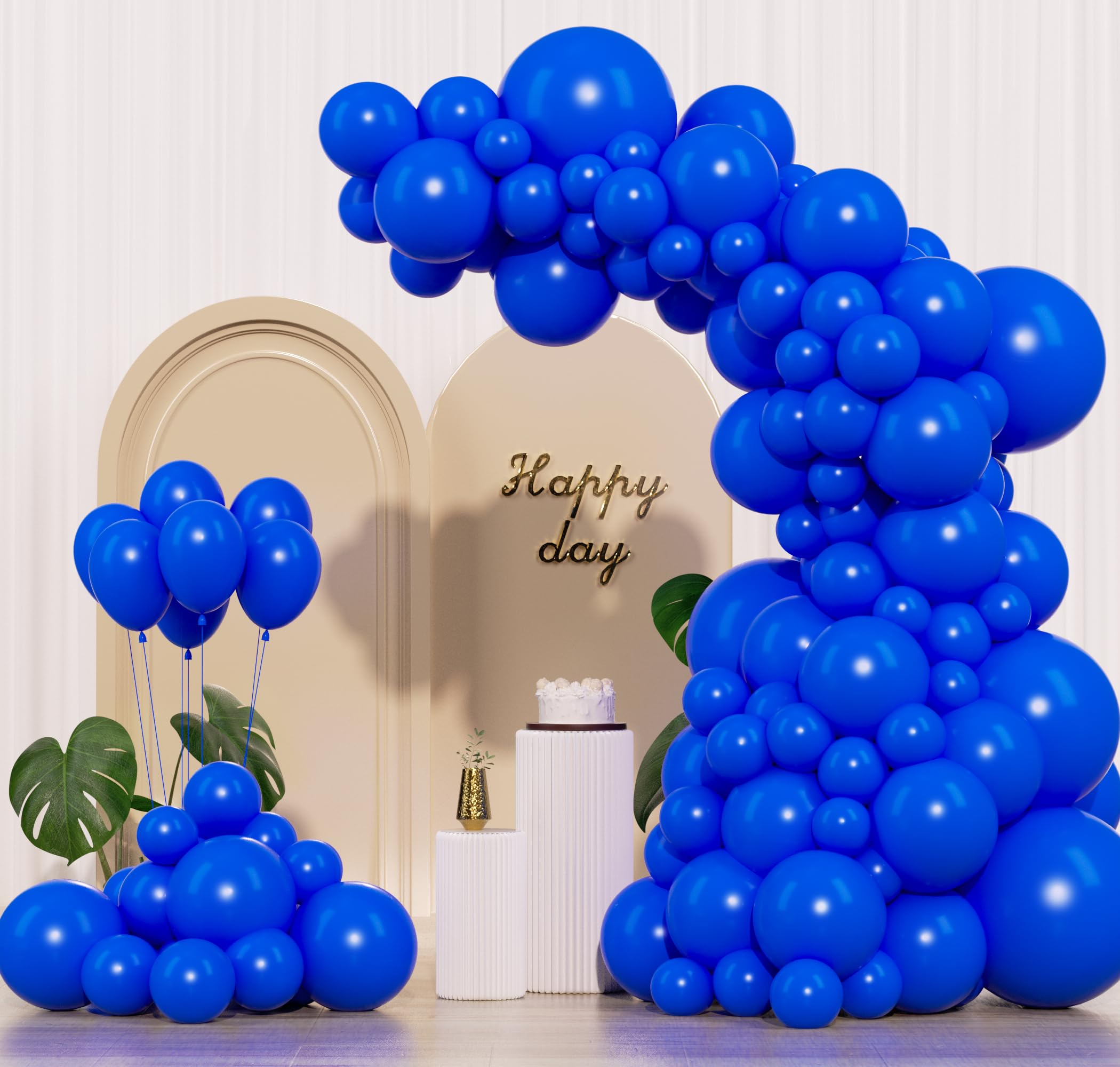 IXVAN Royal Blue 5in balloons ideal for compact party decor.
