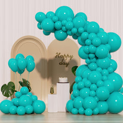 IXVAN turquoise blue 18in balloon arch kit for standout wedding backdrops