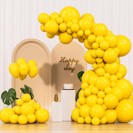 IXVAN yellow balloons 18 inch for vivid arches and garlands