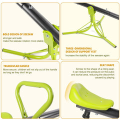 Iyoyo Teeter Totter in action for kids' playful learning and laughter.