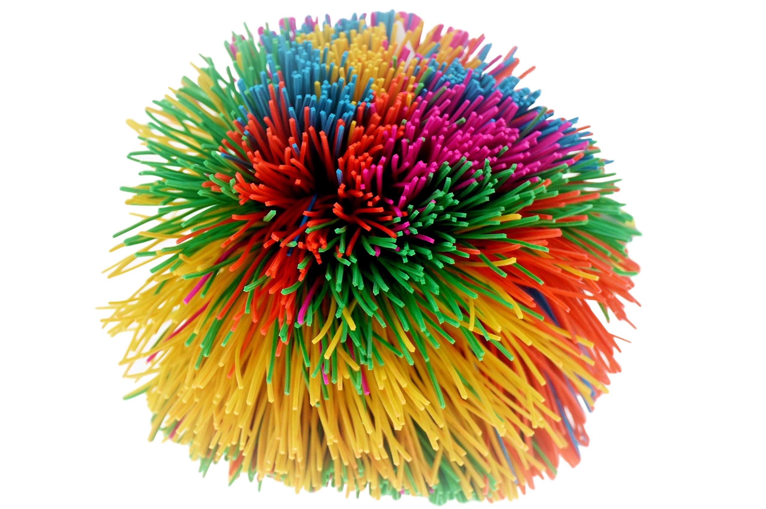 JA-RU Bandy Ball rainbow-stretch for sensory play and focus.