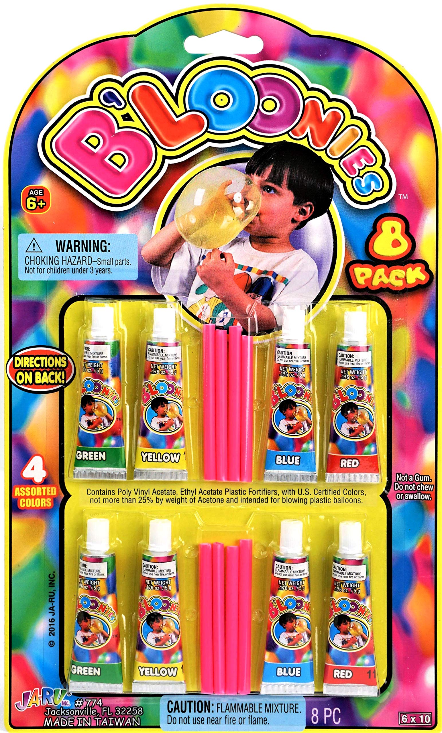 JA-RU B'loonies retro toy mood evokes nostalgia and simple fun.