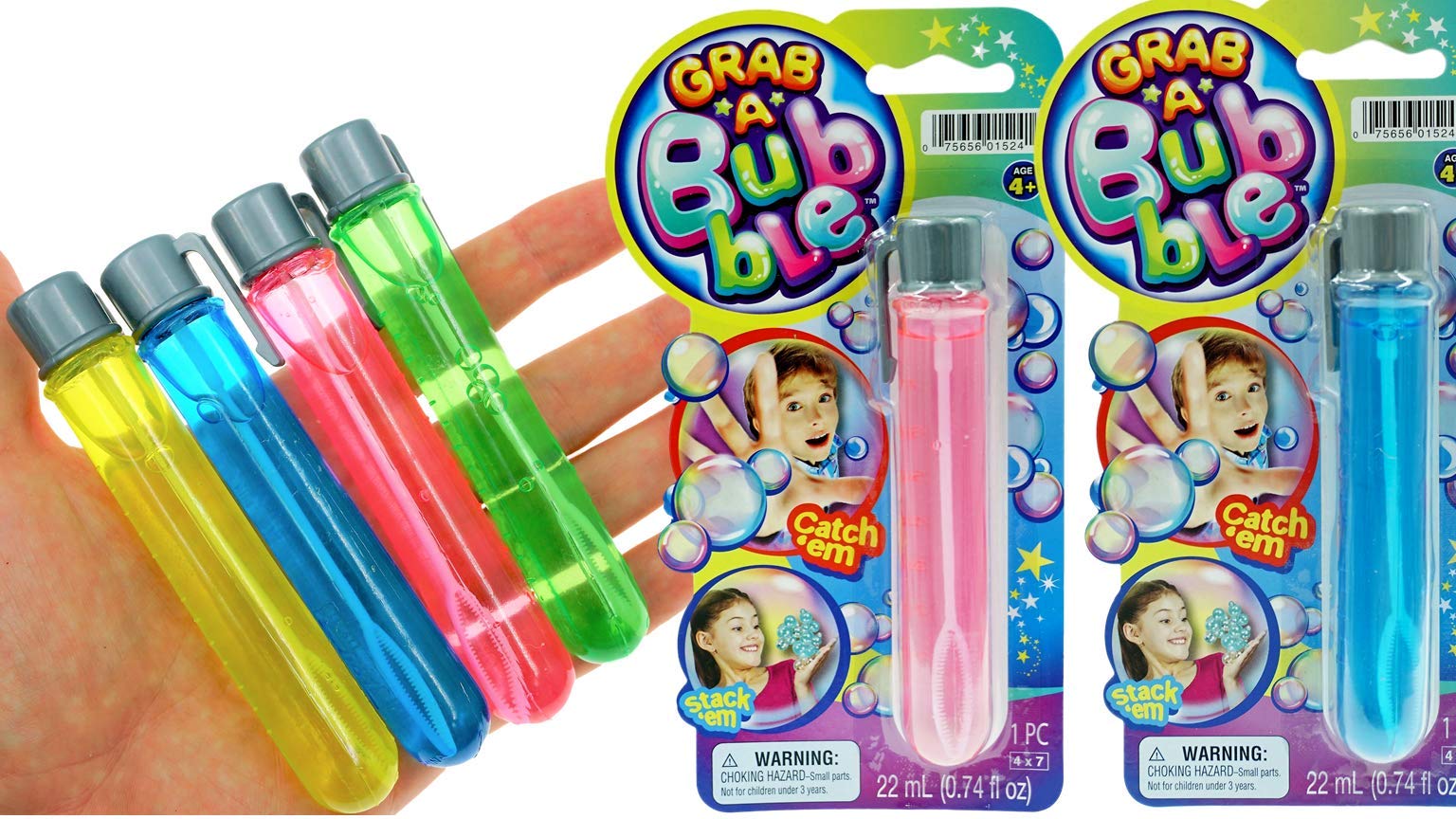 JA-RU Bubble Wand Green front for park play and tactile fun.