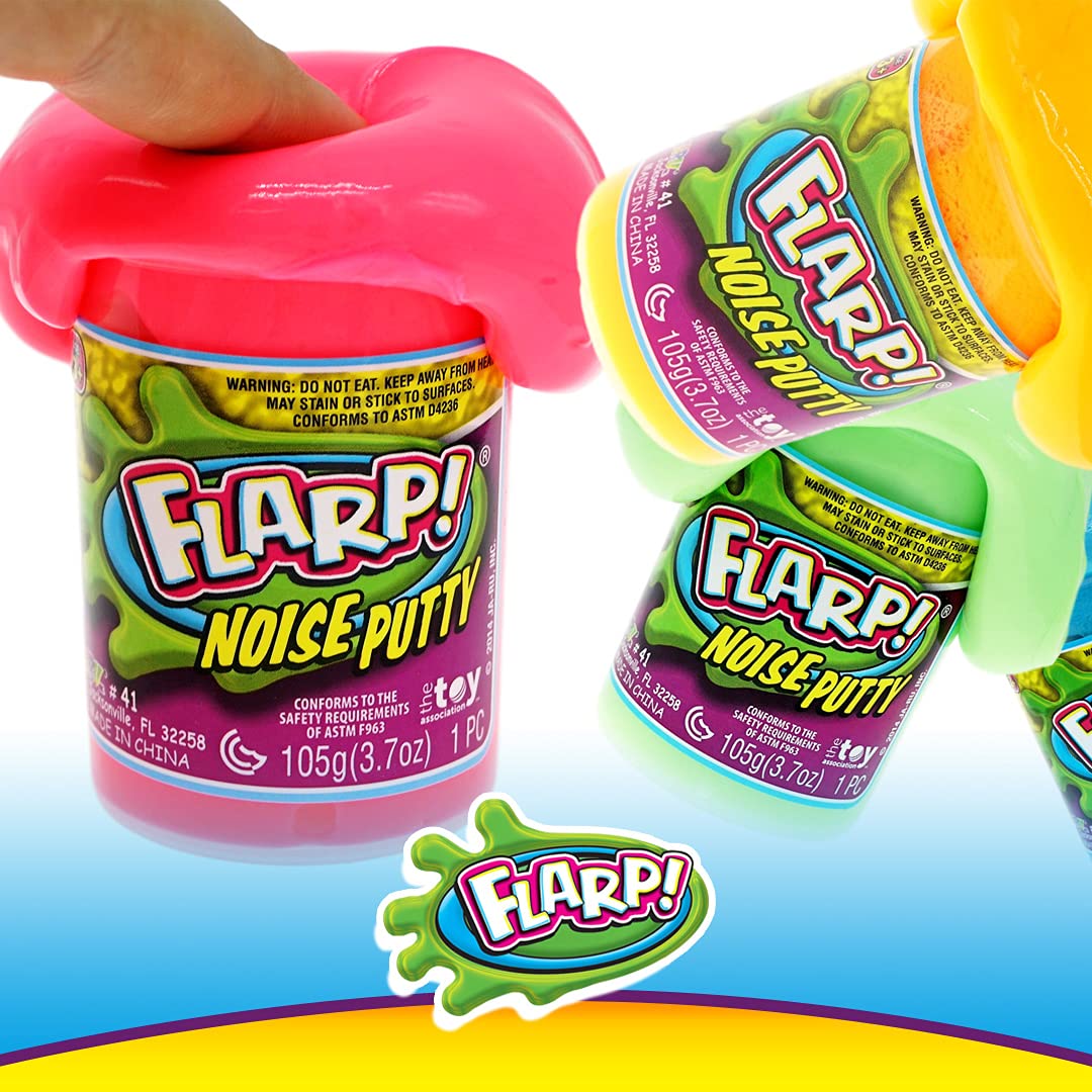 JA-RU Flarp noise putty includes ball for added play value.