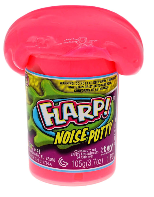 JA-RU Flarp noise putty container for easy storage and play sessions.