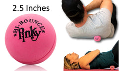 JA-RU Hi-Bounce Pinky Ball 6-pack close-up texture, non-toxic surface