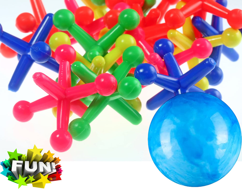 Jax set packaged as colorful bulk party favors and stocking stuffers