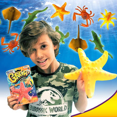 JA-RU Magic Grow Crab expands in water for tactile discovery.