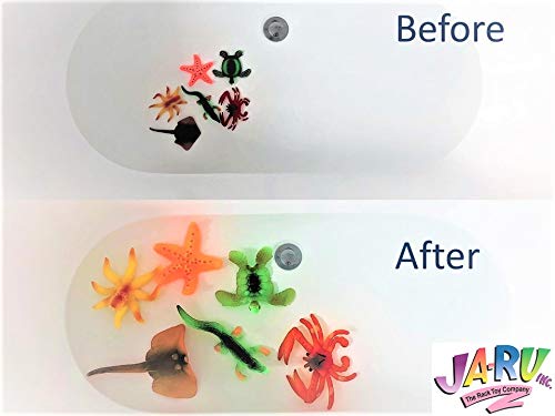 JA-RU Magic Grow Stingray grows in water during bath play.