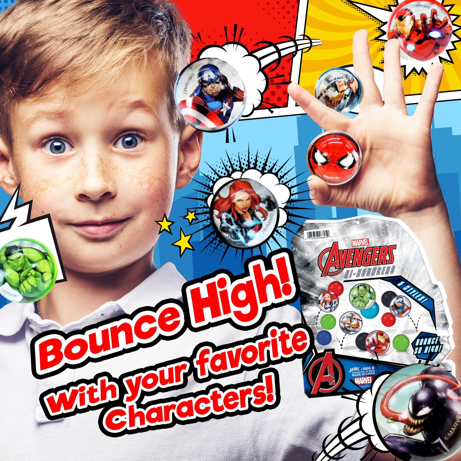 JA-RU Marvel Hulk ball, vivid hue for energetic games