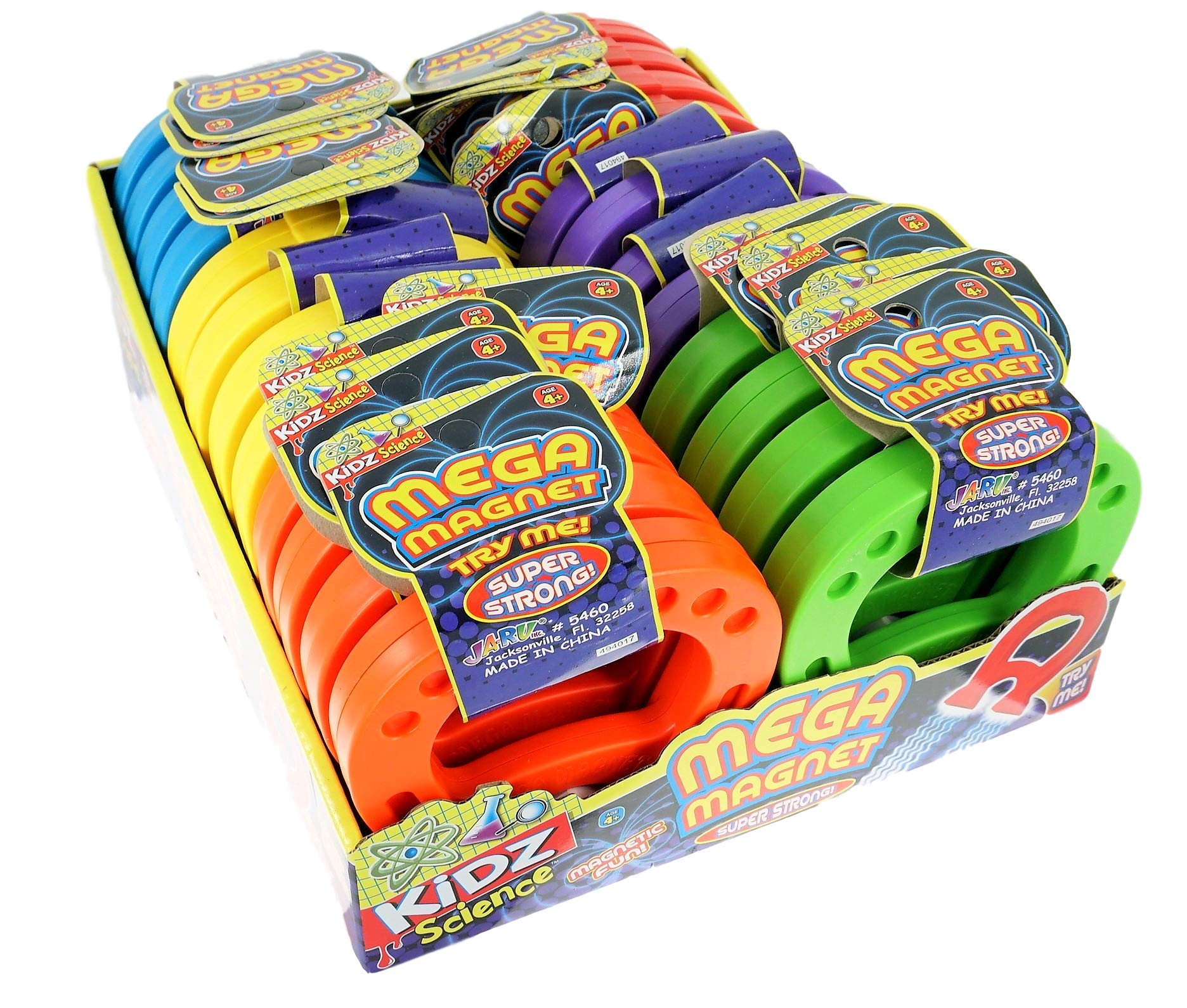 JA-RU Mega Magnet Toy red horseshoe magnet durable for safe play