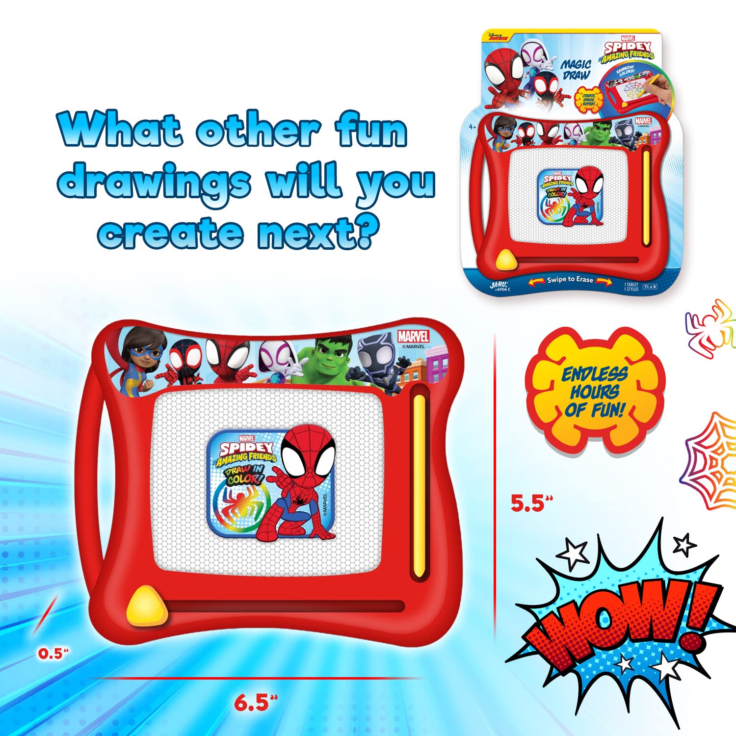 JA-RU mess-free drawing toy ideal for car trips and travel