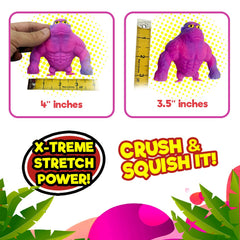 JA-RU Mighty Ape Squishy Toy in-hand-squeeze delivers satisfying pressure relief on commutes