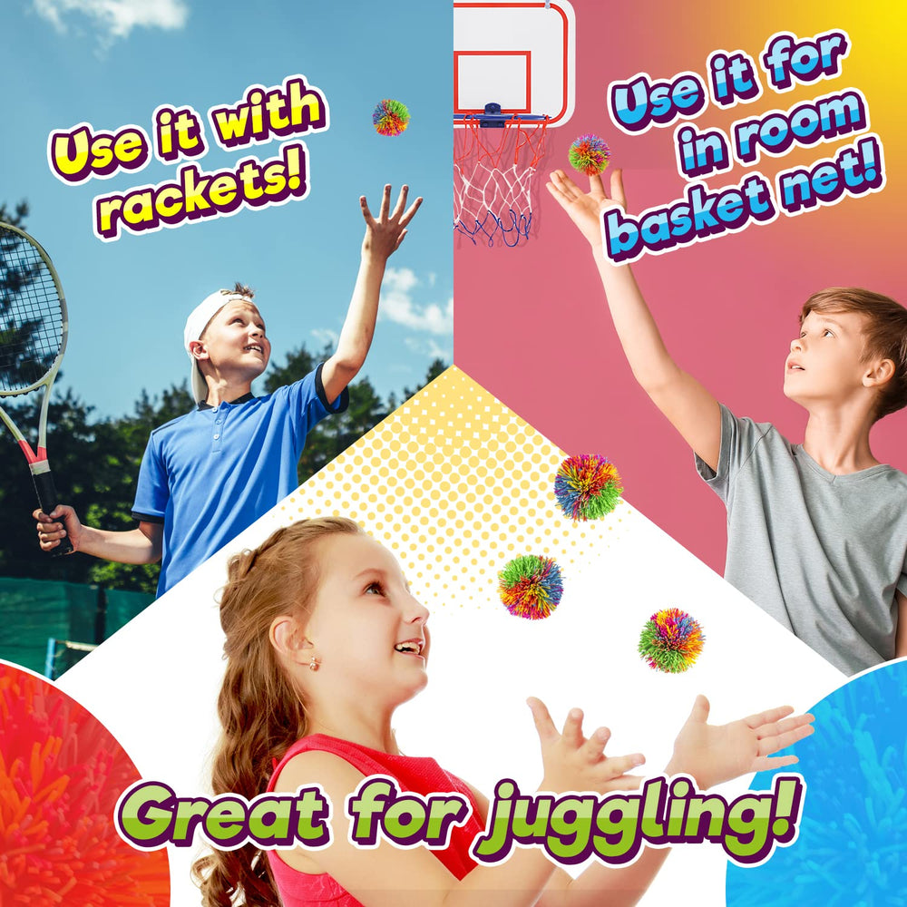 JA-RU mini stringy balls pocket size design for on the go fidgeting.