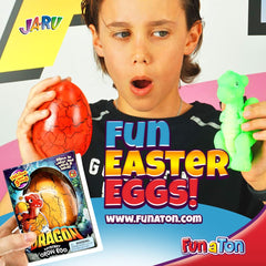 JA-RU giant egg as party favor for birthdays and Easter celebrations.