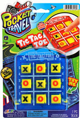 JA-RU portable tic tac toe travel game, compact for car trips and flights