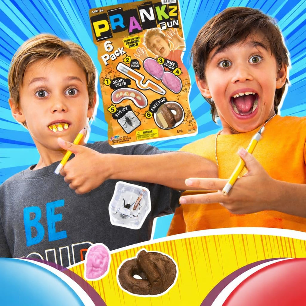 JA-RU Pranks Kit gum wad creates silly mess for lighthearted pranks