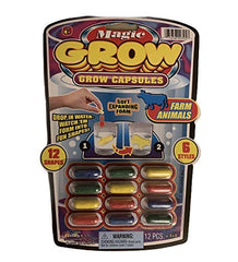Ja-RU Toys Magic Grow Dinosaurs colorful expanding shapes foster curiosity and storytelling.