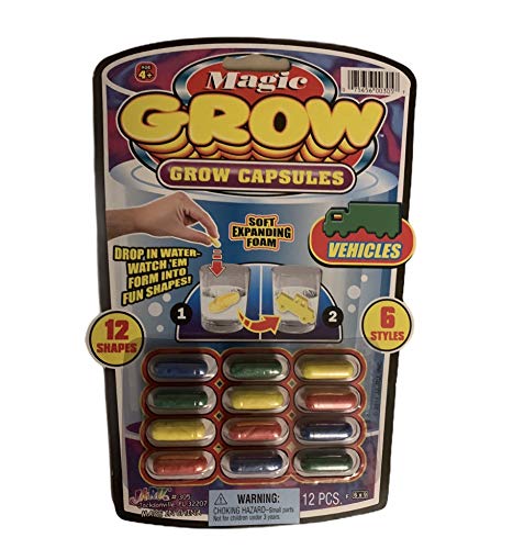 Ja-RU Toys Magic Grow Farm Animals expandable foam toys encourage patience and discovery during play.