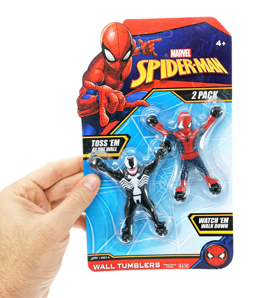 JA-RU Venom window walker figure clings and crawls for engaging wall play.
