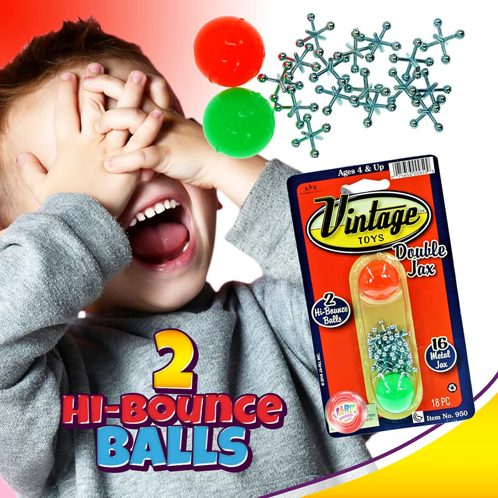 JA-RU vintage jacks, balls ready for pinatas and stockings