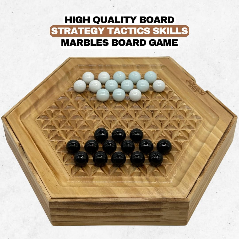 Jackaroo World gift-pack ready Abalone board game for thoughtful entertainment.