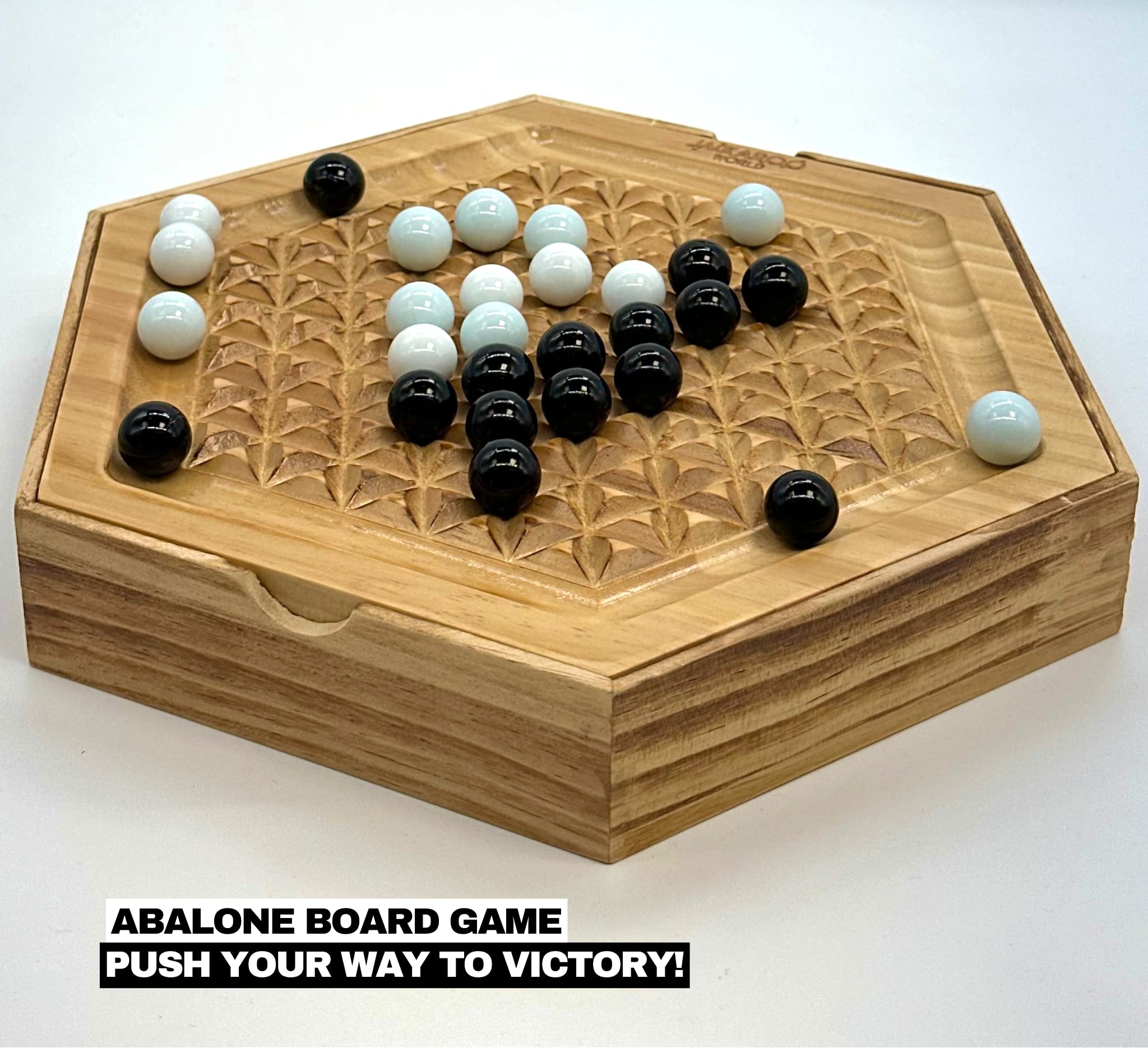 Jackaroo World premium wooden board closeup showing craftsmanship and durability.