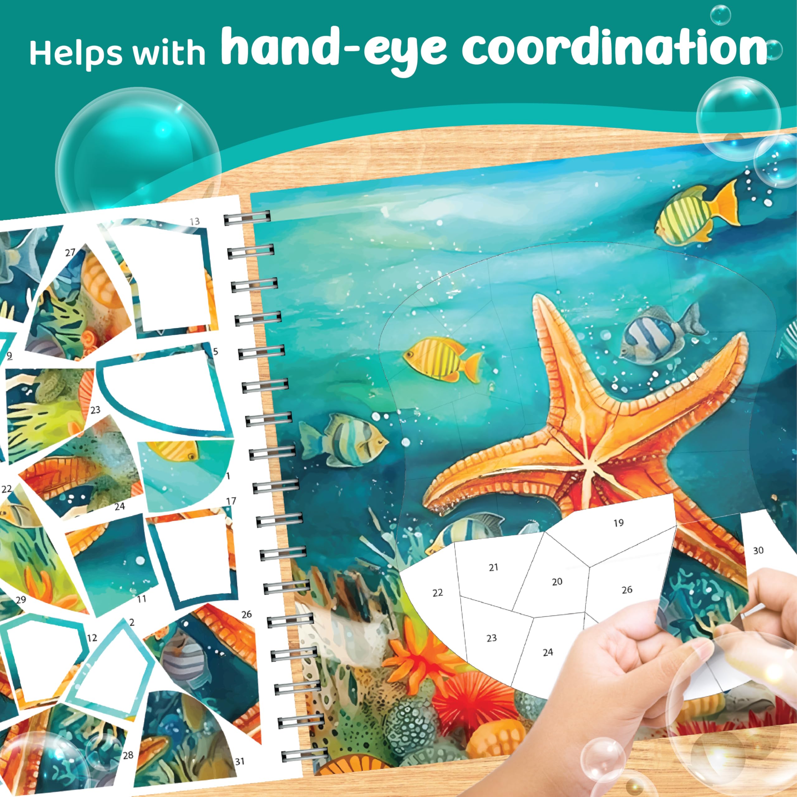 jackinthebox Ocean Theme colouring pages 02, finish scenes with vibrant colours at home