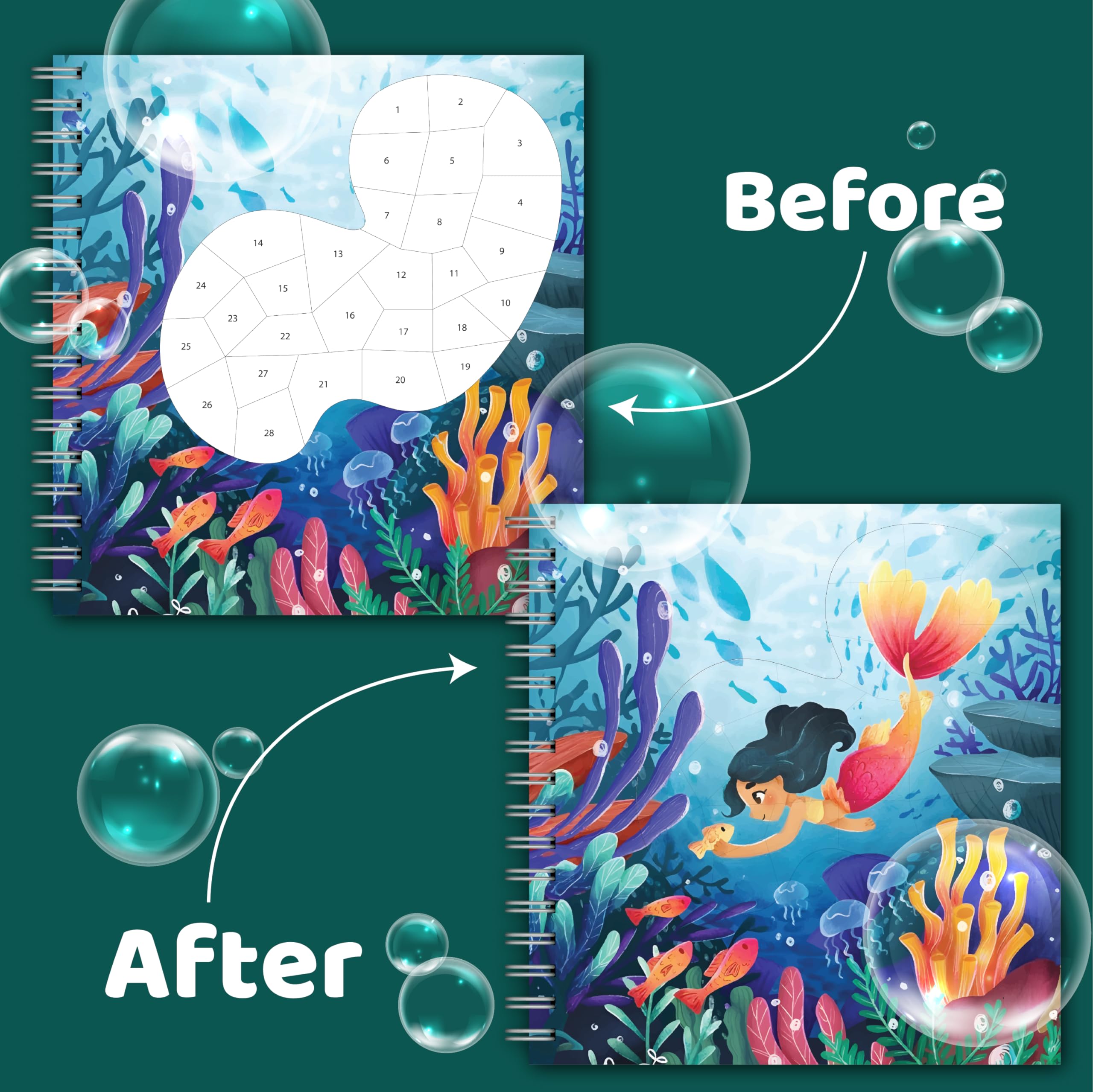 jackinthebox Ocean Theme sticker sheets 01, plenty of stickers to match numbers