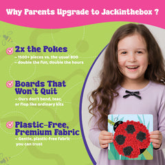 jackinthebox Poke Poke Art Bugs ladybug – colorful decor idea for kids' rooms.
