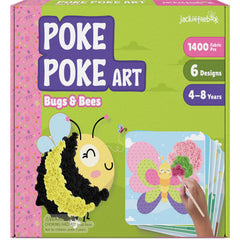 jackinthebox Poke Poke Art Bugs snail – mess-free creative activity for kids.