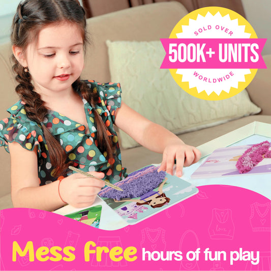 jackinthebox Poke Poke Art foam boards—durable mats for mess-free crafting.